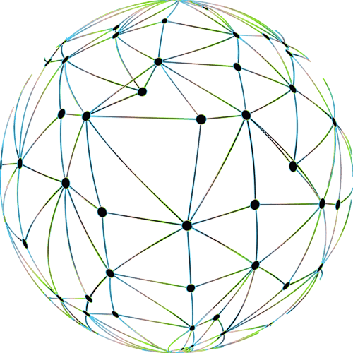 QIE Blockchain Domains, emphasizing their secure, distributed nature within a global network.